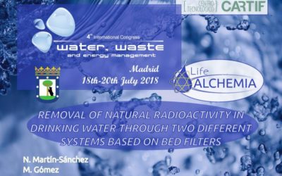 LIFE ALCHEMIA participará en el congreso Water, Waste and Energy Management