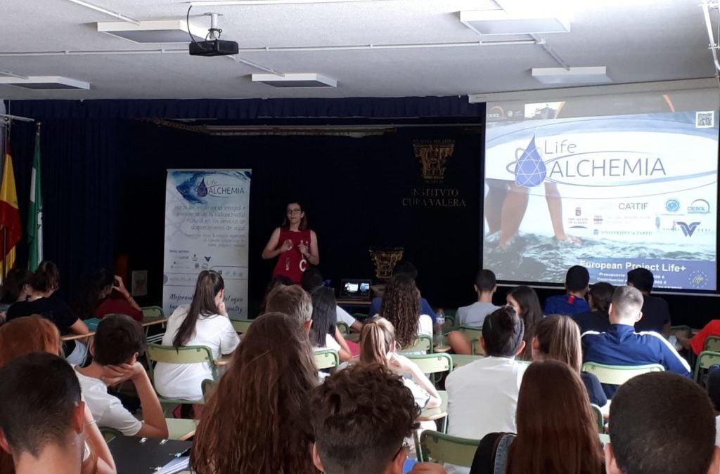 Charlas en tres institutos de Almería dentro de la Noche Europea de los Investigadores 2019