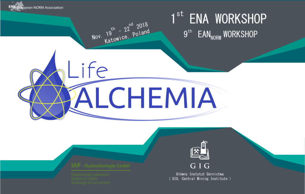 LIFE ALCHEMIA participará en el primer taller internacional ENA (European NORM Association)