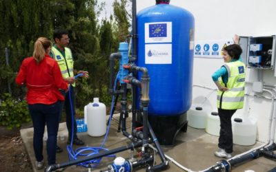 Primera toma de muestras en las plantas piloto de Almería