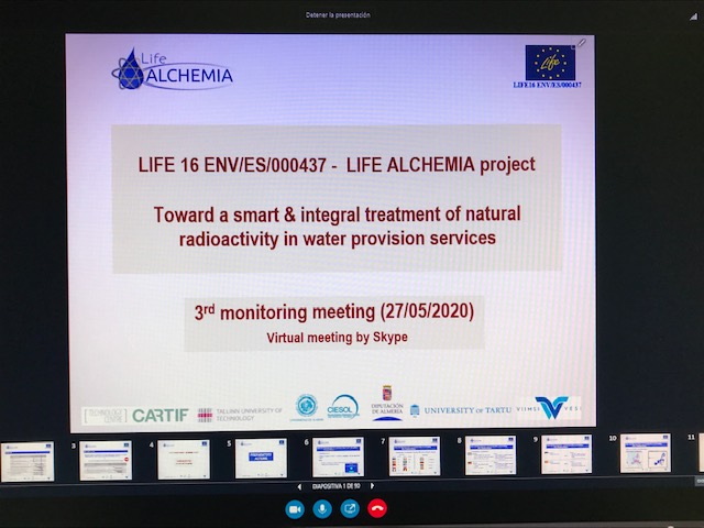 Tercera reunión de monitorización del proyecto LIFE ALCHEMIA